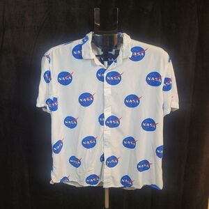 NASA Button-Down Shirt